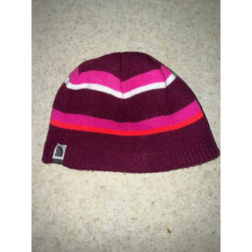 THE NORTH FACE GONE WILD REVERSIBLE BEANIE YOUTH‎ GIRLS MEDIUM Item#: A6X5